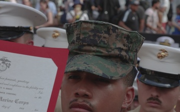 INR 250 U.S. Marine Corps Promotions and Re-enlistment Ceremonies at Times Square