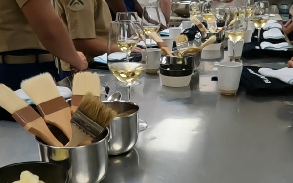 John Daugherty Cooking Class for INR250 Servicemembers