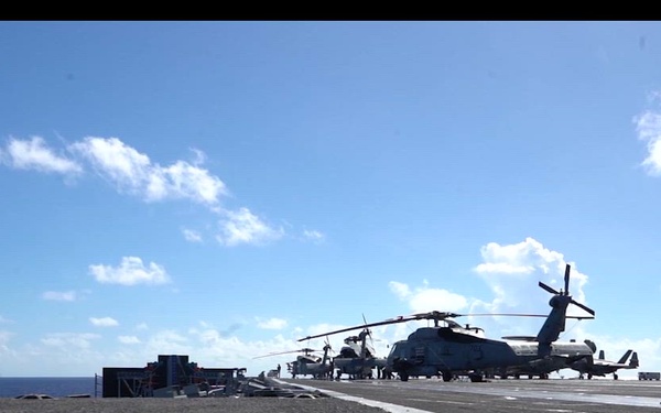 George Washington Conducts Flight Operations
