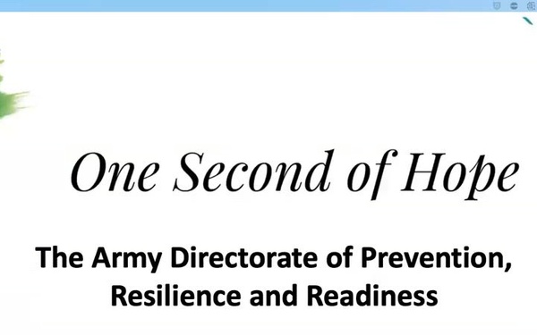 One Second of Hope