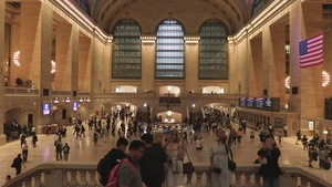 Silent Drill Platoon performs at Grand Central Terminal during INR 250