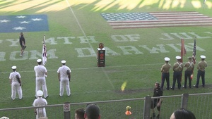 B-Roll: US Marines with MRF-D attend Forces Football 2026