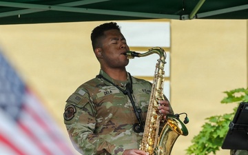 1st Infantry Division Band plays Independence Day concert in Võru, Estonia