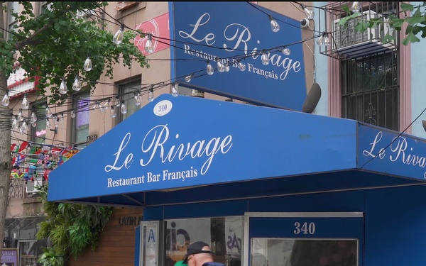 U.S. Navy and Spanish sailors Visit Le Rivage in New York City