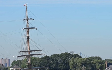 B-Roll: USCGC Eagle Departure Sail 250 New York
