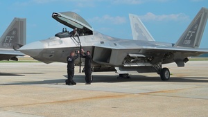 F-22 Raptor Demo Team arrives for Freedom 250 celebration