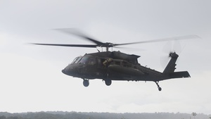 Joint Task Force - Bravo conducts a Sling Load operation to assist local Panamanian community