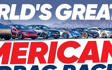 World’s Greatest American Drag Race Corvette ZR1X vs. Lucid Sapphire vs. Czinger 21C vs Mustang GTD