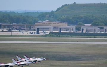 U.S. Air Force Thunderbirds conduct Freedom 250 practice