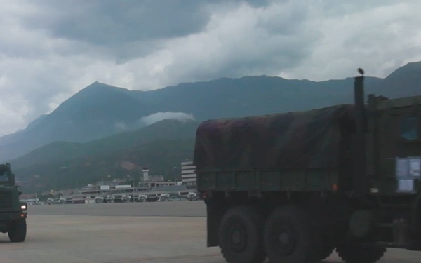 LCF-24: Venezuela Efforts; Water Offload (B-roll)