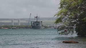 B-Roll: ARM Usumacinta departs Pearl Harbor to begin RIMPAC 2026 sea phase