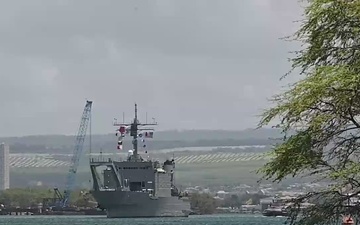 B-Roll: ARM Usumacinta departs Pearl Harbor to begin RIMPAC 2026 sea phase