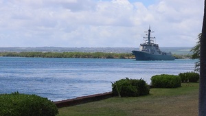 B-Roll: ROKS Jeongjo The Great departs Pearl Harbor to begin RIMPAC 2026 sea phase