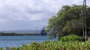 B-Roll: USS Chosin departs Pearl Harbor to begin RIMPAC 2026 sea phase