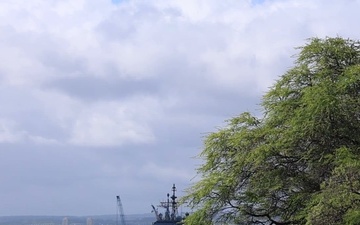 B-Roll: USS Chosin departs Pearl Harbor to begin RIMPAC 2026 sea phase