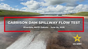Garrson Dam Spillway Flow Test
