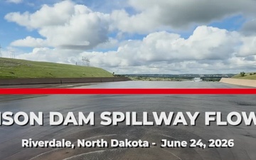 Garrson Dam Spillway Flow Test