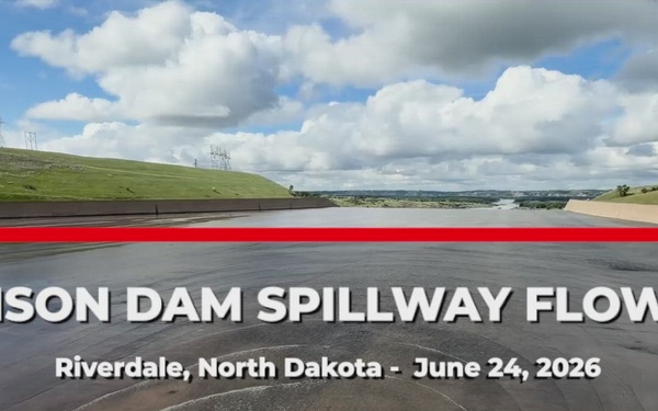 Garrson Dam Spillway Flow Test