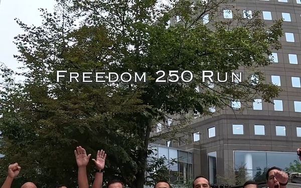 U.S. Coast Guard Freedom 250 Run Allied Nations