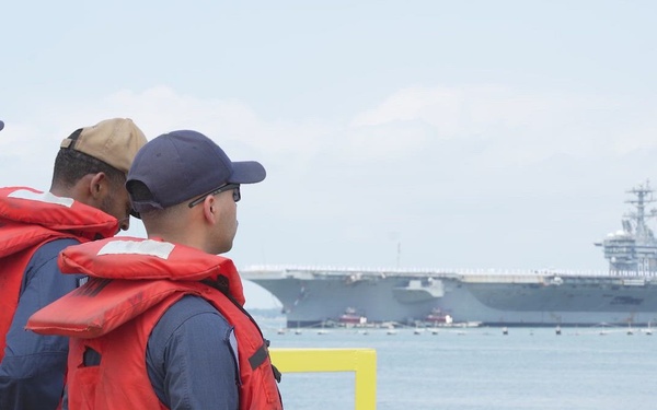 USS Nimitz Arrives to Final Homeport of Naval Station Norfolk