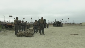B-Roll: U.S. Marines with 3d AA Bn. conduct driving refamiliarization