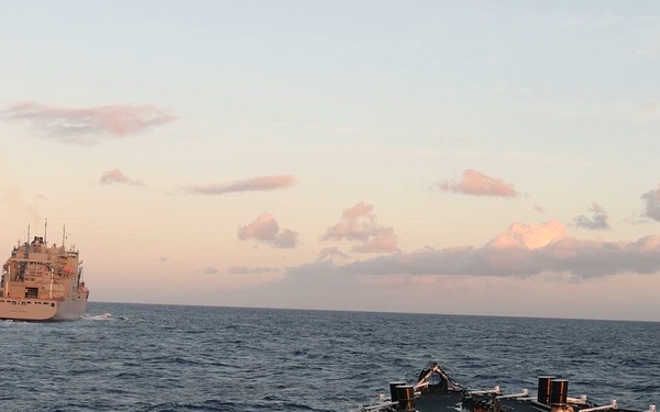 B-Roll: HMCS Ottawa conducts a replenishment at sea during RIMPAC 2026 sea phase