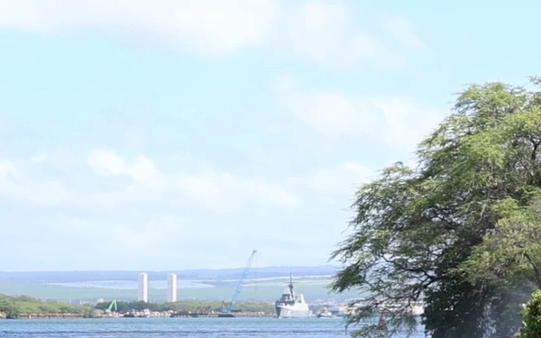B-Roll: RSS Steadfast departs Pearl Harbor to begin RIMPAC 2026 sea phase