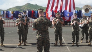 Headquarters Battalion Change of Command Ceremony at MCBH