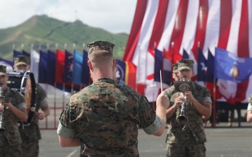Headquarters Battalion Change of Command Ceremony at MCBH