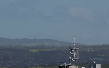B-Roll: Sea Hunter departs Pearl Harbor to begin RIMPAC 2026 sea phase