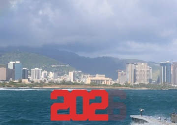 Digitally controlled maritime surface vessel heads out to sea during RIMPAC 26