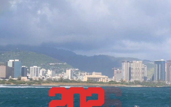 Digitally controlled maritime surface vessel heads out to sea during RIMPAC 26