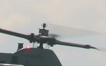 HMLA-367 fly over Fukuoka during Resolute Dragon 26