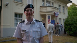 Interview with U.S. Army Europe and Africa Band Executive Officer 2nd Lt. Andres Peltier-Salazar