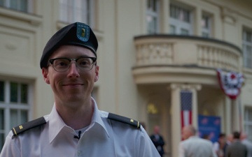 Interview with U.S. Army Europe and Africa Band Executive Officer 2nd Lt. Andres Peltier-Salazar