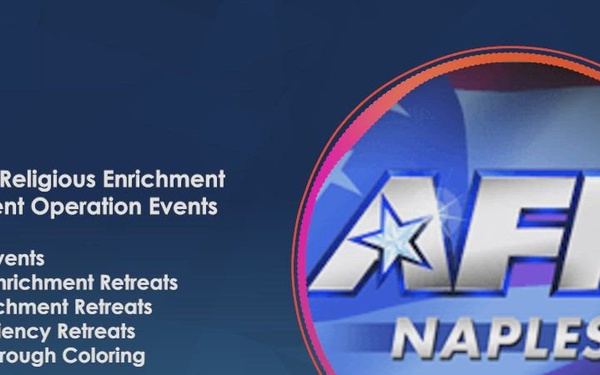AFN Naples Social Media Excerpt - NSA Naples CREDO Events