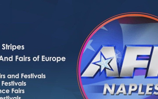 AFN Naples Social Media Excerpt - Stars &amp; Stripes Europe Fairs and Festivals