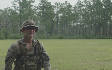 National Best Warrior Competitor Conducts Land Navigation and CBRN Lane