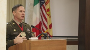 B-roll: US Army Command Sgt. Maj. Garric M. Banfield shares Sergeant Morales Club remarks