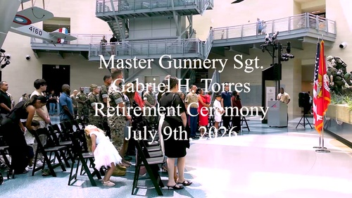 Master Gunnery Sgt. Gabriel H. Torres Retirement Ceremony