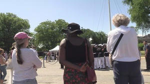 USS Constitution Grounds Silent Drill Platoon Performance