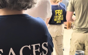FBI New Orleans: B-roll of July 13 Briefing Supporting Baton Rouge Landfill Search - FACES Lab Personnel