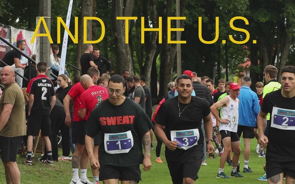 Soldiers’ Sprint: U.S.–NATO relay race at Grajewo Day in Poland
