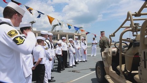 Sail250 Boston Sea Cadetes Tour USS Arlington