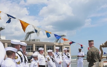 Sail250 Boston Sea Cadetes Tour USS Arlington