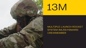 MOS 13M Multiple Launch Rocket System (MLRS/HIMARS) Crewmember-Full Testimonial
