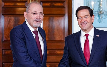 Secretary of State Marco Rubio meets with Jordanian Deputy Prime Minister and Foreign Minister Ayman Safadi