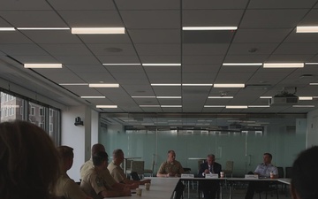 Marines Visit Boston Chamber of Commerce