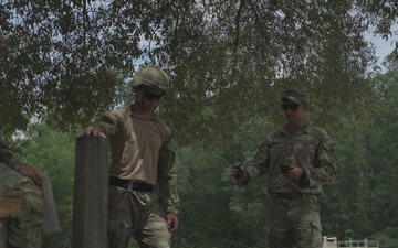 National Best Warrior Competitors Conduct Grenade Lanes