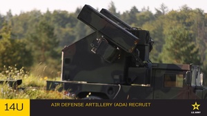 MOS 14U Air Defense Artillery (ADA) Recruit-30 Sec.